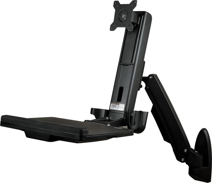 Actual product image StarTech Wall mount sit/stand workstation - 1 monitor up to 60.96cm 24inch - VESA - Height adjustable... (Wall, 24")