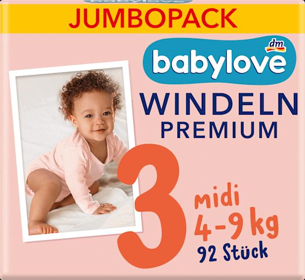 Image du produit dm babylove Premium (Taille 3, Pack mensuel, 92 pièce(s))