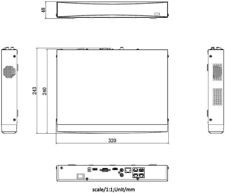 Immagine prodotto Hikvision REJESTRATOR IP DS-7604NXI-K1/4P(D) (Videoregistratore di rete (NVR))