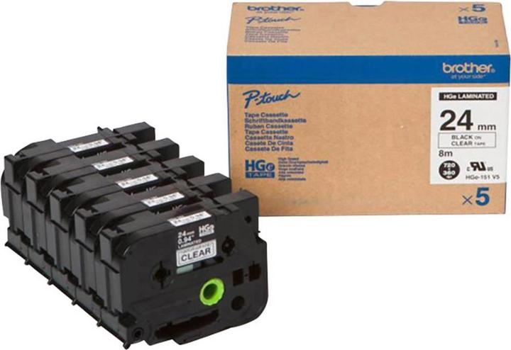 Actual product image Brother HG151V5 (2.40 cm, Transparent)