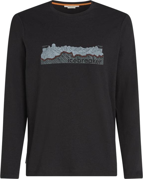 Icebreaker Men Merino Blend Central Classic LS Tee Haute Route (M)
