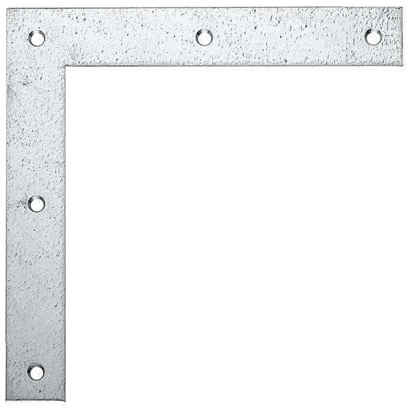 Actual product image Alberts Square corner bracket 200 x 200 x 30 mm, sendzimir galvanised, 1 piece (Corner angles, 1 pcs.)