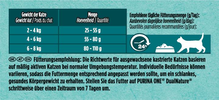 Produktbild Purina ONE DualNature NATURAL DEFENSE Sterilcat mit Spirulina & Rind (Adult, 1 Stk., 670 g)