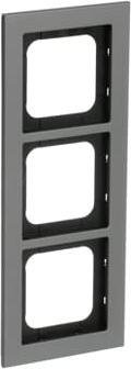 Actual product image Busch-Jaeger Cover frame platinum 1723-270 Busch-axcent frame 3gang