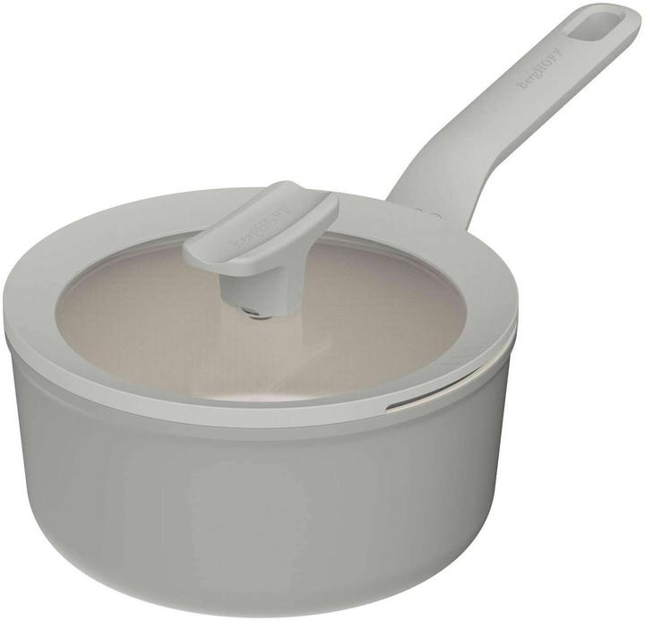 Produktbild BergHoff Covered saucepan non-stick Balance Moonmist 18cm (18 cm, Stielkasserolle, Aluminium)