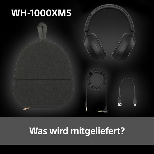 Immagine prodotto Sony WH-1000XM5 (ANC, 30 h, Senza fili, Cablato)