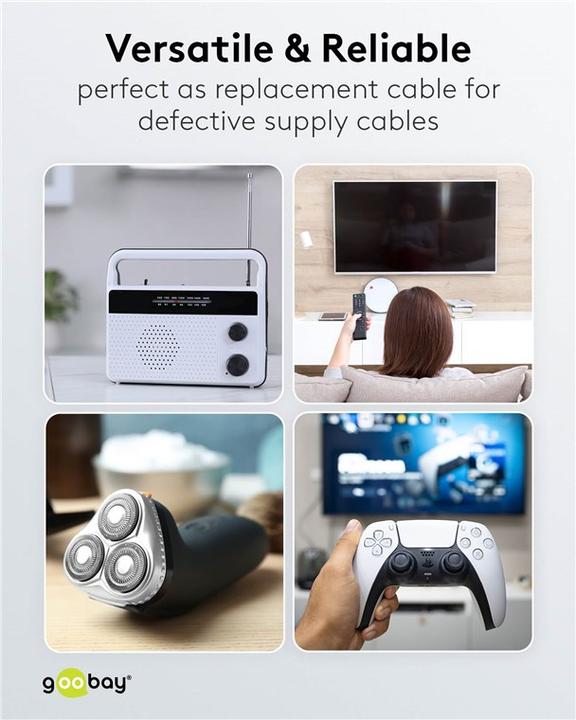 Produktbild Goobay CEE 7/16 – C7 (5 m)