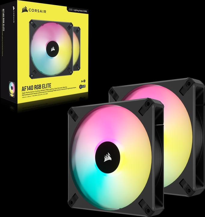 Immagine prodotto Corsair AF140 RGB Elite (140 mm, 2 x)