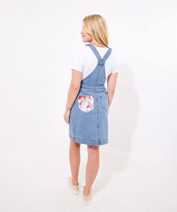 Image du produit Joe Browns Floral Zip-Front Denim Pinafore (36)