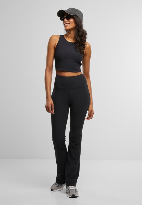 Actual product image Urban Classics Ladies Flared Leggings Rib - 191787 (S)