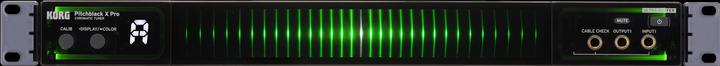 Actual product image Korg Tuner, Rack Tuner, Pitchblack X Pro, black