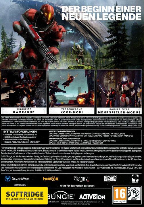 Image du produit Activision Destiny 2