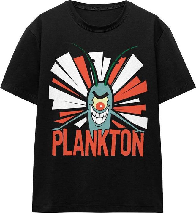 Immagine prodotto Spongebob Squarepants Maglietta Plankton Adulto Unisex (S)
