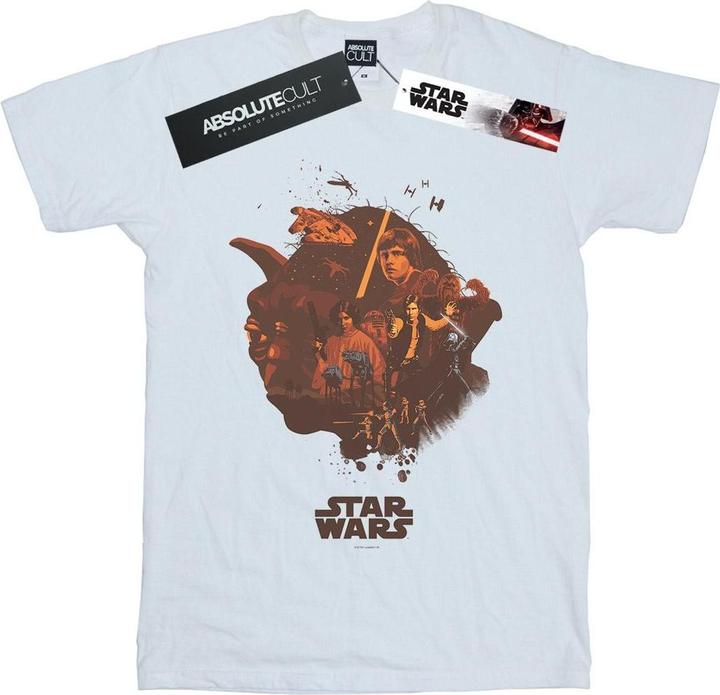 Actual product image Star Wars Mens Yoda Montage T-Shirt (L)