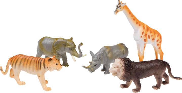 Image du produit Idena Set de figurines de zoo 10cm 5 pièces