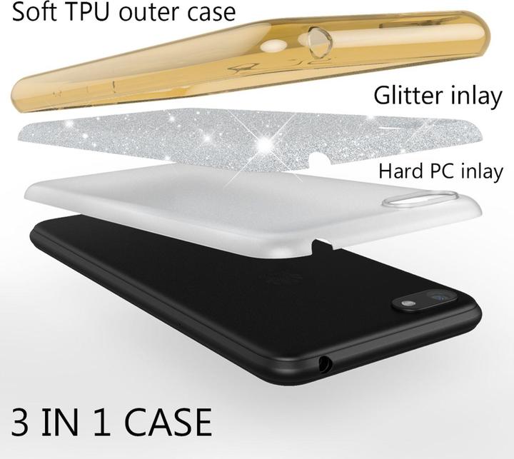 Image du produit Nalia Étui à paillettes (Huawei Y5 (2018))