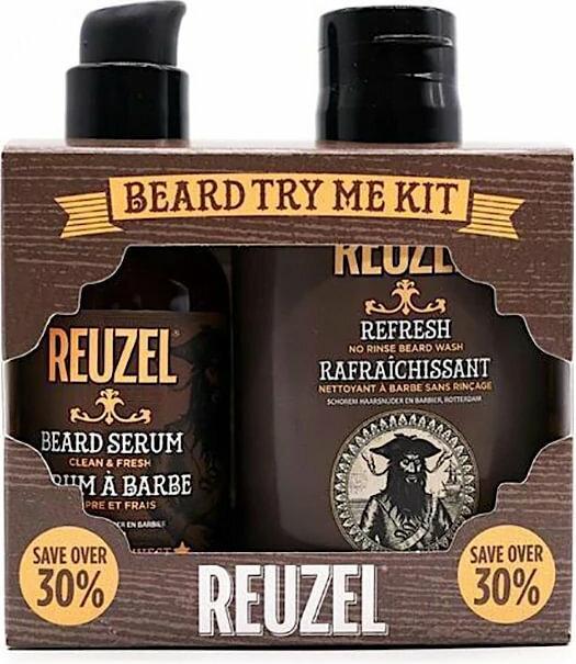 Actual product image Reuzel Beard Try Me Kit Beard Care Set - Beard Oil & No Rinse Beard Wash (130 ml)