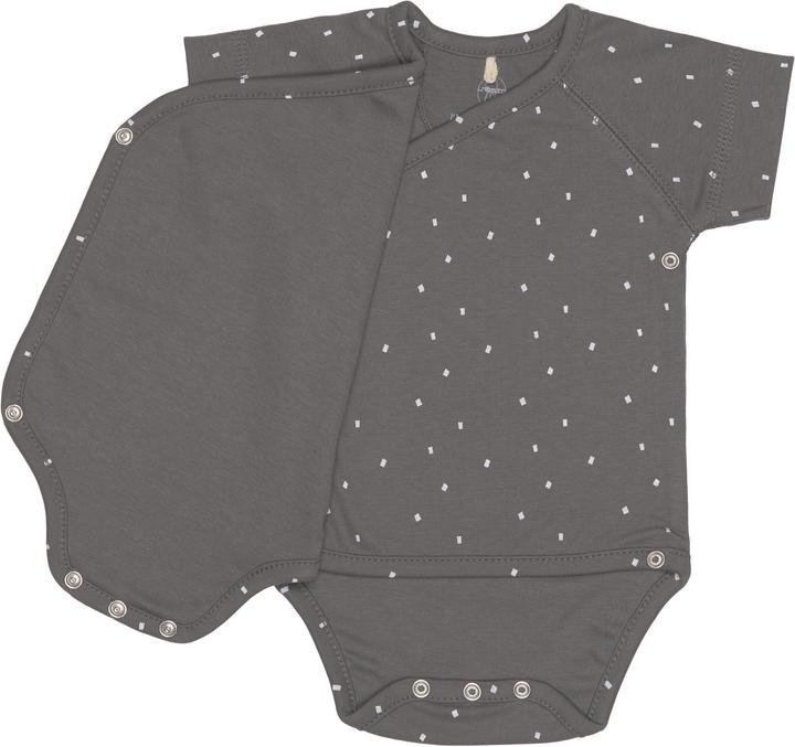 Produktbild Lässig Kurzarm-Body Spots Anthracite Gr. 86/92 (86, 92)