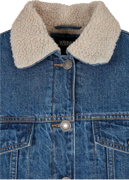 Actual product image Urban Classics Ladies Oversized Sherpa Denim Jacket (M)