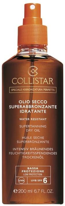 Actual product image Collistar Supertanning Dry Oil SPF 6 (Suntan oil, Up to SPF 10, 200 ml)