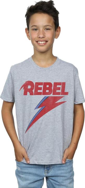 Immagine prodotto David Bowie Distressed Rebel Maglietta Ragazzi (152, 158)