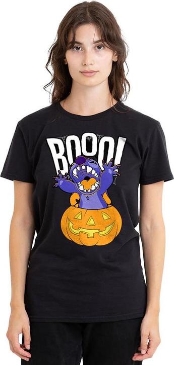 Produktbild Lilo & Stitch Laughing Pumpkin TShirt (L)