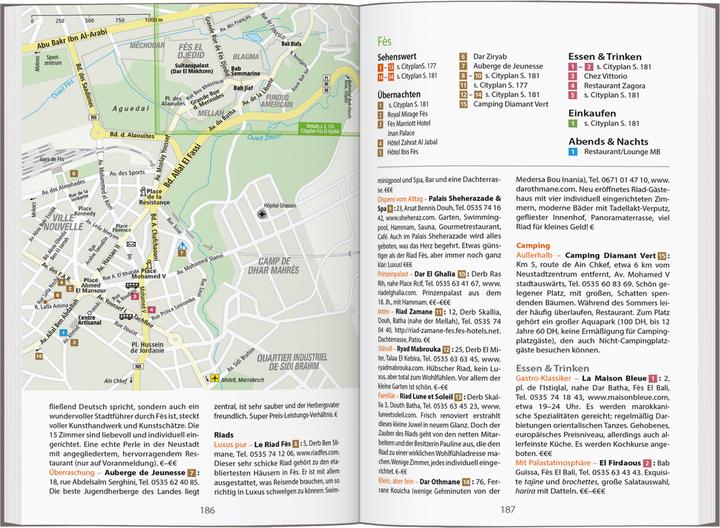 Produktbild Reise-Handbuch Reiseführer Marokko (Deutsch, Hartmut Buchholz, Muriel Brunswig, 2024)