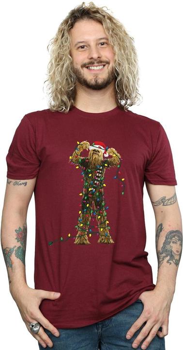 Produktbild Star Wars Chewbacca Christmas Lights TShirt (M)