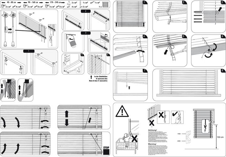Actual product image Gardinia Aluminium blind 25 mm (100 x 175 cm)
