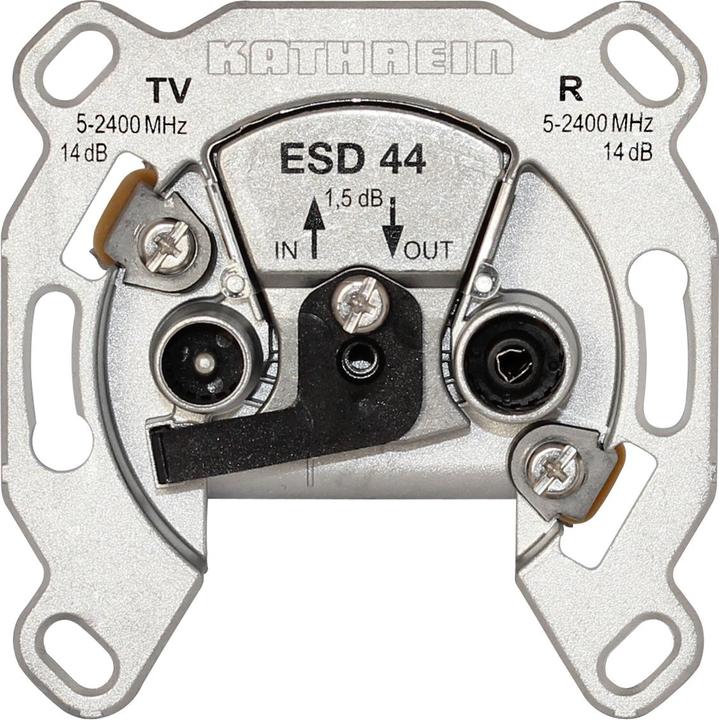 Produktbild Kathrein ESD 44 Antennensteckdose für TV/Satellit/Radio (Antennendose)