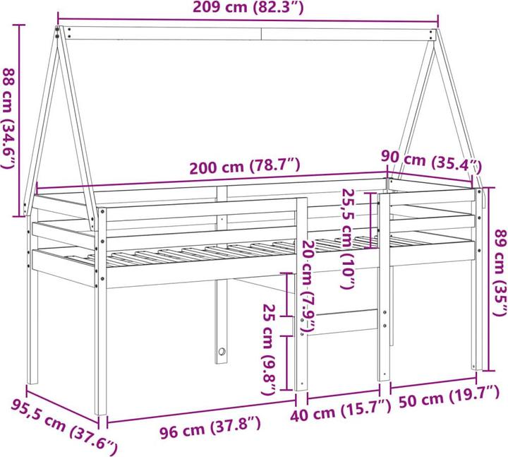 Image du produit VidaXL Udine (80 x 200 cm)