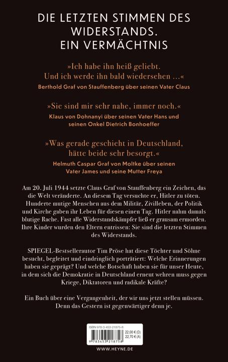 Actual product image Wir Kinder des 20. Juli (German, Tim Pröse, 2024)