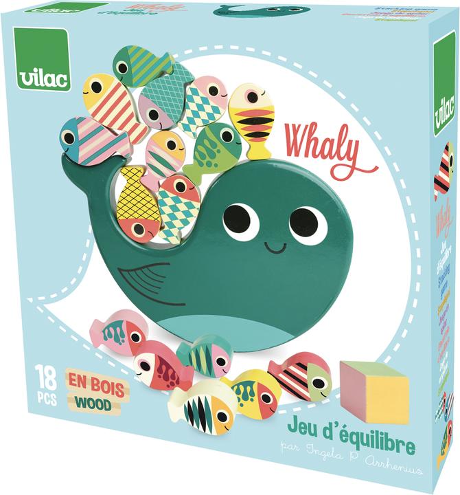 Actual product image Vilac Stacking game fish (German, English, Italian, French)