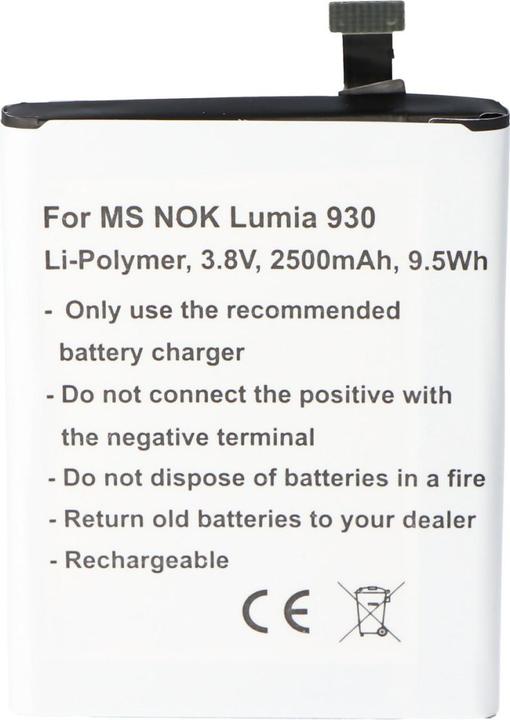 Immagine prodotto NoName Batteria Lumia 929, batteria Lumia 930, batteria RM927 BV-5QW