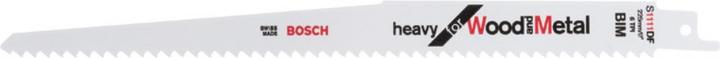 Actual product image Bosch Professional Zubehör Sabre saw blade S 1111 DF Heavy for Wood and Metal, pack of 2