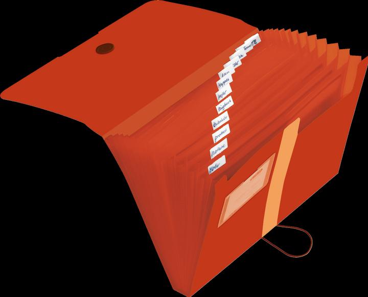Produktbild Herlitz 11411279 Polypropylene (PP) Orange Aktendeckel (A4, 1 x)