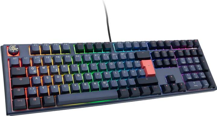 Ducky One 3 Cosmic Blue Gaming Keyboard, RGB LED - MX-Blue (DE, Cable)