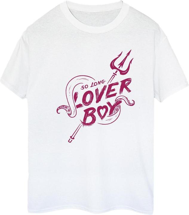 Actual product image Disney Womens/Ladies Villains Ursula Lover Boy Cotton Boyfriend T-Shirt (S)