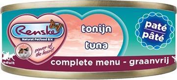 Image du produit Renske Vers Vlees Maaltijd Kat Verse Tonijn Paté (Adulte, 24 pcs, 1900 g)