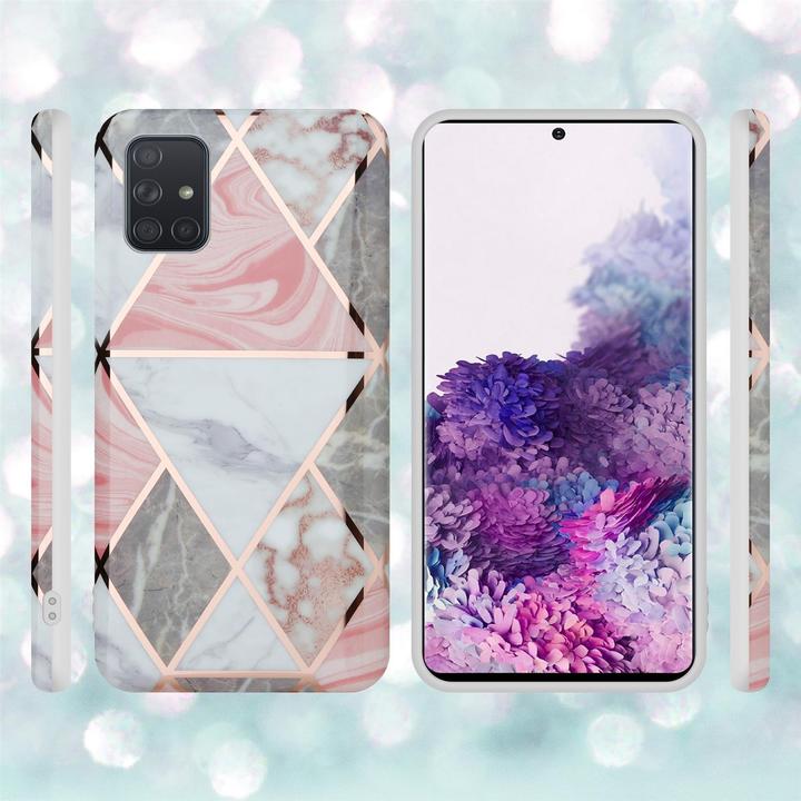 Image du produit Cadorabo Couverture IMD TPU Marbre coloré (Samsung Galaxy A71 5G)