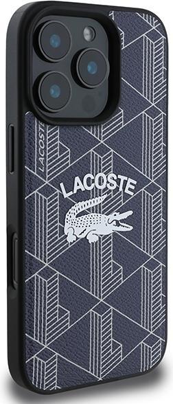 Image du produit Lacoste LCHMP16XPIGV iPhone 16 Pro Max 6.9" granatowy/navy hardcase Monogram Vintage Logo MagSafe (Apple iPhone 16 Pro Max)