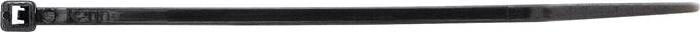 Actual product image HP Autozubehör Cable tie length 100 mm, width 2.5 mm polyamide black UV-stabilised (Plastic cable ties, 100 mm, 100 pcs.)
