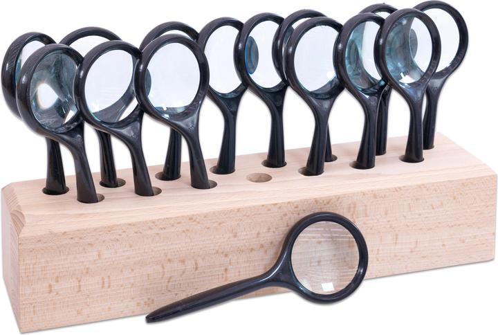 Immagine prodotto Betzold Supporto per lente di ingrandimento in legno, grande