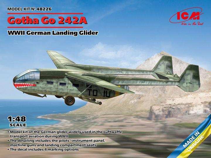 Image du produit ICM Gotha Go 242A, WWII Avion d'atterrissage allemand