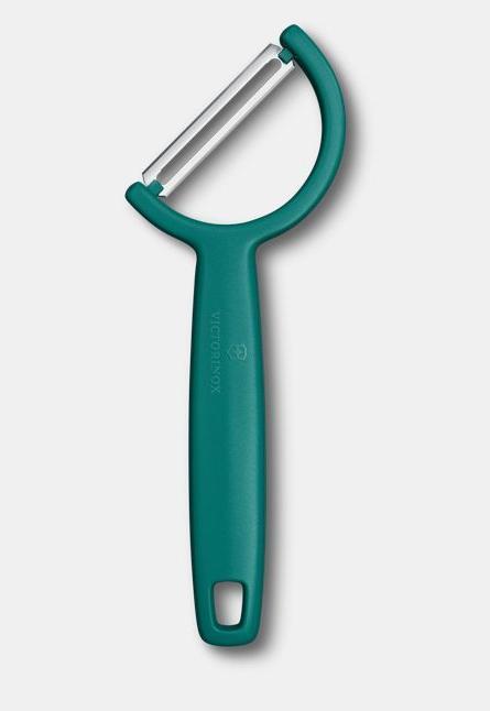 Actual product image Victorinox Rho Peeler, straight, single-edge, green