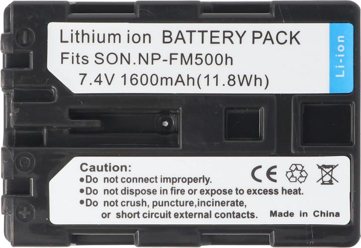 Actual product image AccuCell Battery Sony NP-FM500 H (Rechargeable battery)