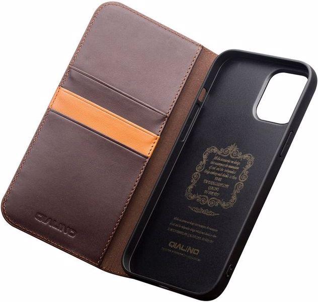 Produktbild QiAlino Exquisite Echtleder Hülle (Apple iPhone 12 mini, Apple iPhone 12)