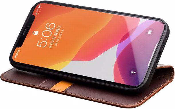 Produktbild QiAlino Exquisite Echtleder Hülle (Apple iPhone 12 mini, Apple iPhone 12)