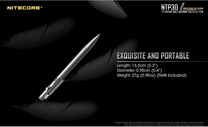 Produktbild Nitecore Titan Pen NTP30 (Silber, 1 x)