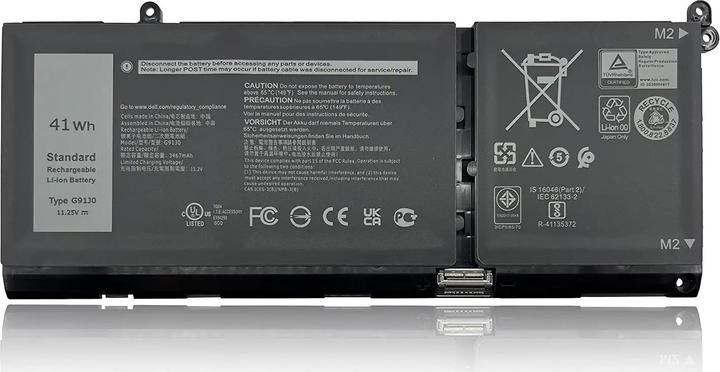 Image du produit DLH 11.25V 3500MAH 40WH LI-POL BATTERIE / G91J0 / POUR DELL INSP (3500 mAh)